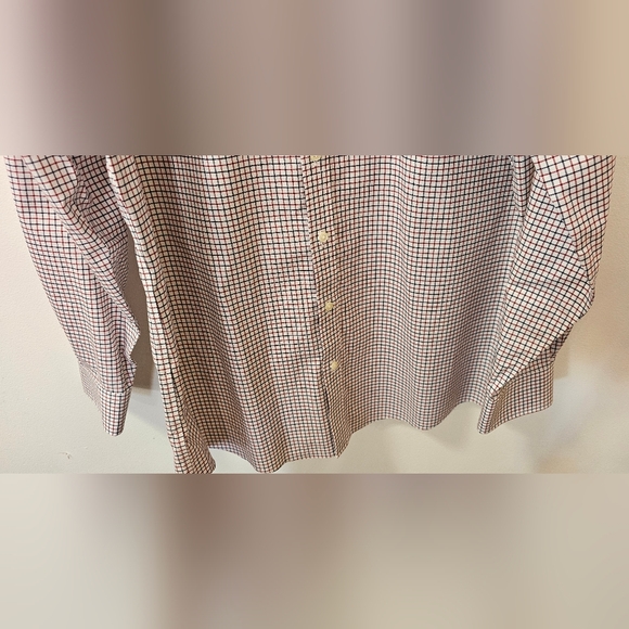 Brooks Brothers Milano Men's Checkered Button Down Dress Shirt Size 16 1/2 34 - Picture 5 of 9